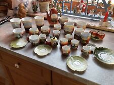 Andenkenporzellan, Erbeerporzellan, großes Konvolut 19 Teile