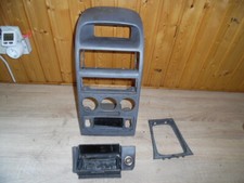 Mittelkonsole Abdeckung Opel Astra G Armaturenbrett Silber Klimaabdeckung