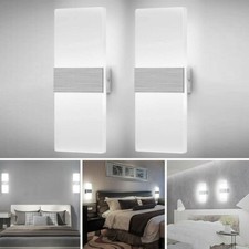 Wandleuchte Innen 6/8/12W Acry LED Wandlampe 29cm Moderne für Flur Wohnzimmer