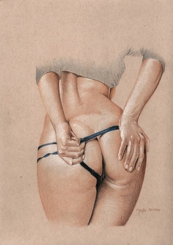 Erotic art print - art, of