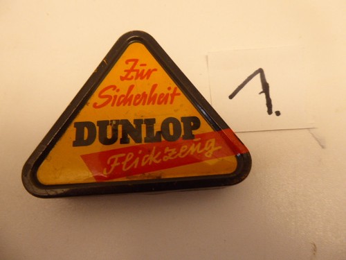 Alte dunlop flickzeug dose - alte, flickzeug-dose