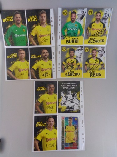 Autogrammkarten borussia - 19,