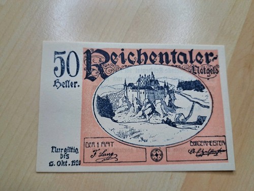 Notgeld reichental österreich - notgeld,