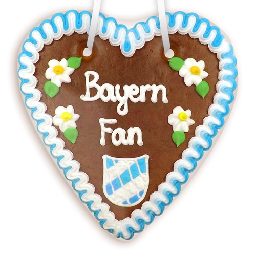 Lebkuchenherz 18cm bayern - -,