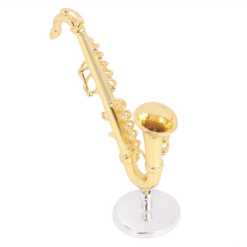 Puppenhaus mini saxophon - 1:12, puppenhaus-mini-saxophon
