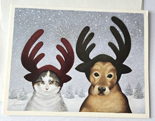 Vintage Christmas Card Lang