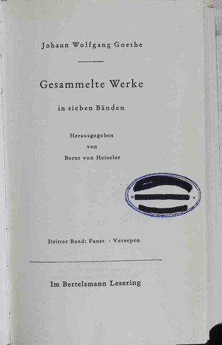 Gesammelte werke sieben - werke, in
