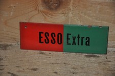 Altes Emailschild ESSO Extra,Tankstelle,Benzin,Kraftstoff,Oldtimer,Zapfsäule