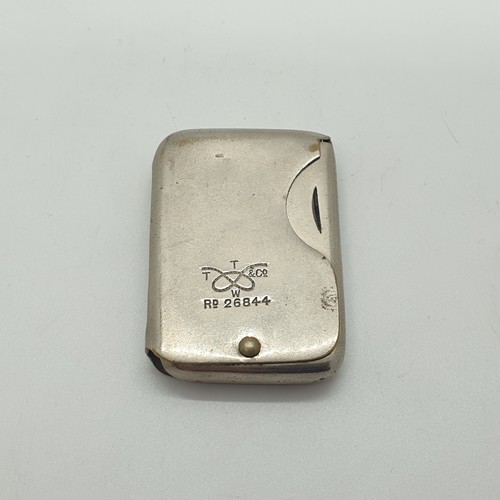 Versilbertes vesta etui - vesta,