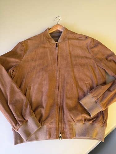 Hackett velourlederjacke - hackett,