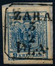 ÖSTERREICH 1850 9Kr, HP, Type