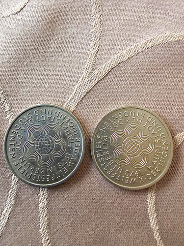 Ddr mark gedenkmünze 1973 - 10,