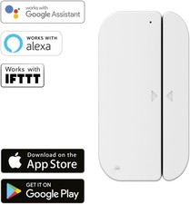WiFi Tür-/ Fenster-Kontakt mit Alarm App-Control Alexa Google Siri Hama 176553