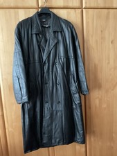 Herren Echt-Ledermantel - lang