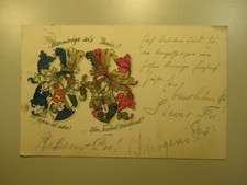 ~1910 alte Litho AK Studentika