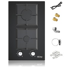 30cm Gaskochfeld Glaskeramik