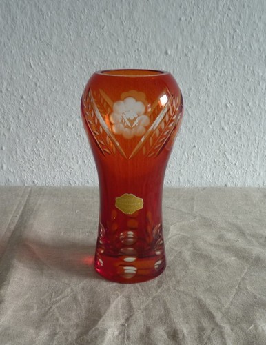 Vase glasvase 70er jahre - 70er,
