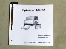 Leitz leica episkop le19 - leitz,