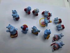 Ü-Eier Happy Hippos im Fitnessfieber 1990 - Komplettsatz + 3 Varianten -ohne BPZ
