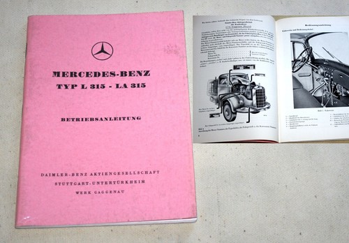 Betriebsanleitung mercedes - betriebsanleitung, l