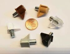 48 Stück Bodenträger Fachbodenträger 6 Farben Kunststoff mit Stahlstift Ø 5 mm 