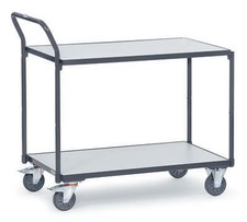 FETRA - ESD-Tischwagen 1840 Etagenwagen Lagerwagen Ladefläche 850 x 500 mm