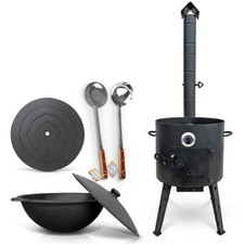 Feuerofen Ø 40 cm 2 mm Stahl