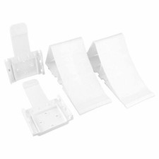 2x Tripus Anhänger Keile Unterlegkeile Bremskeile Hemmschuhe Weiss Anhängerkeile