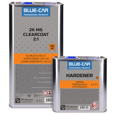 2K MS Klarlack 2:1 Hochglänzend 5L für Autolack mit Härter 2,5L Set 7,5 Liter