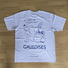 Gauloises T-Shirt Gr. XL Weiß Blau Liberté toujours NEU