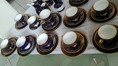 13x lichte teeservice echt - 13x,