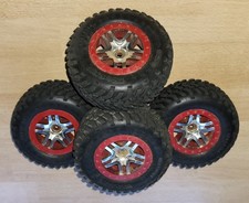 4 Stk. Traxxas Slash 4x4 Reifen mit Felgen 6873A