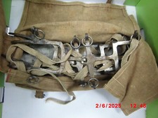 GESCHMIEDETE STEIGEISEN  F.RALLING  FULPMES IN TASCHE ,GEBIRGSJÄGER  2WK/WW2,