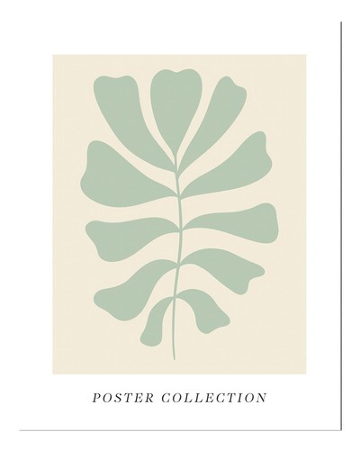 Minimalistisches blattdesign - minimalistisches,