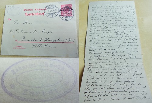 Hugenotten kartenbrief zerbst - hugenotten:,