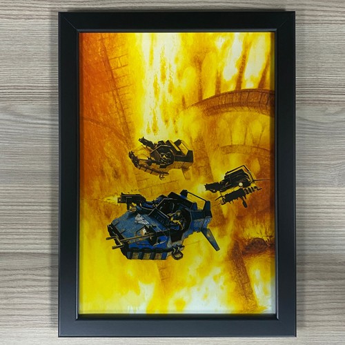 Ultramarines gerahmt kunst - gerahmt,