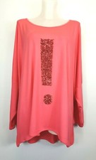 21) Manou Lenz Oversize Shirt Coralle Neu 79,90€ Gr. 4  (ca. 56 58 60) Übergröße