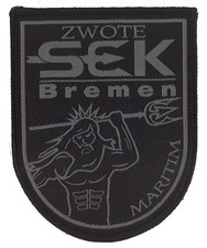 Abzeichen Patch Polizei Bremen SEK Spezialeinsatzkommando 2.Gruppe Maritim