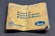 Original Bedienungsanleitung Vespa V50 Special Oldschool Originalteil