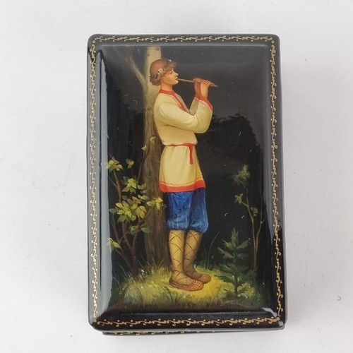 Signierte russische lackware - signierte,