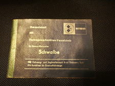 Simson Garantieheft Schwalbe