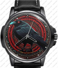 Rabe Krähe auf Baum Gothic