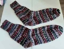 Weiche bunte  Wollsocken Gr