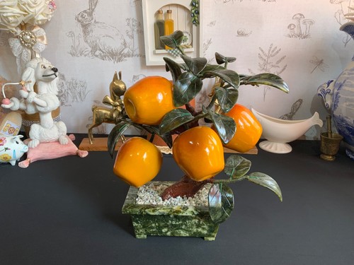 Serpentin jade bonsai - serpentin,
