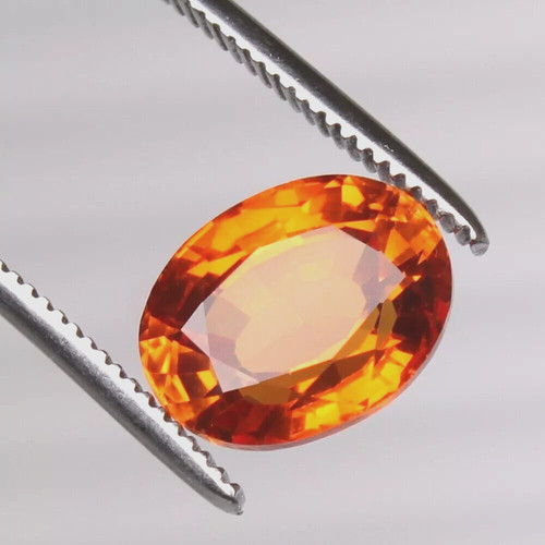 Lose edelstein orange saphir - edelstein,