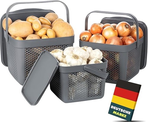 Kartoffel aufbewahrungsbox 3er - aufbewahrungsbox,
