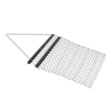 Wiltec Wiesenegge 155x123,5cm Schleppegge Wiesenschleppe Rasentraktor Feldegge