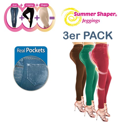 Jeggings leggings 3er - jeggings, set
