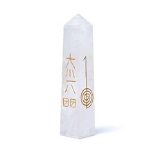 Reiki Obelisk Bergkristall --