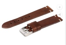 Uhrenarmband 20mm Leder Braun